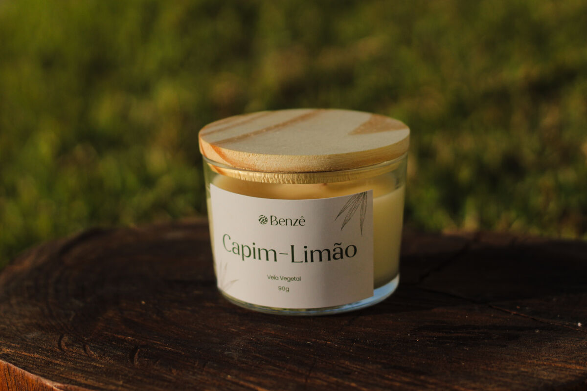 Vela Aromática de Capim-Limão