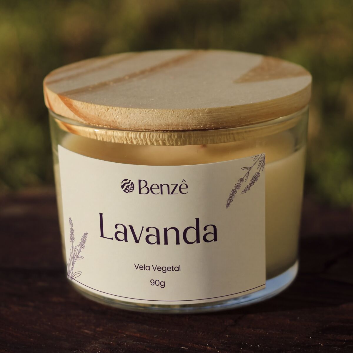 Vela Aromática de Lavanda